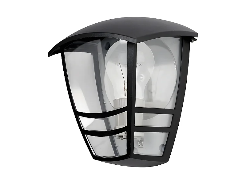 éclairage extérieur Appliquer ALNILAN noir en aluminium FABRILAMP