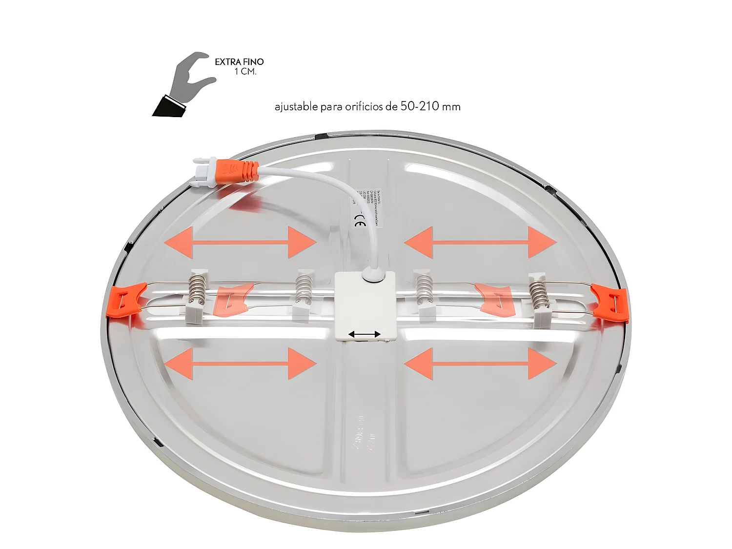 Faretto da incasso a LED modello Porvenir Cromo FABRILAMP