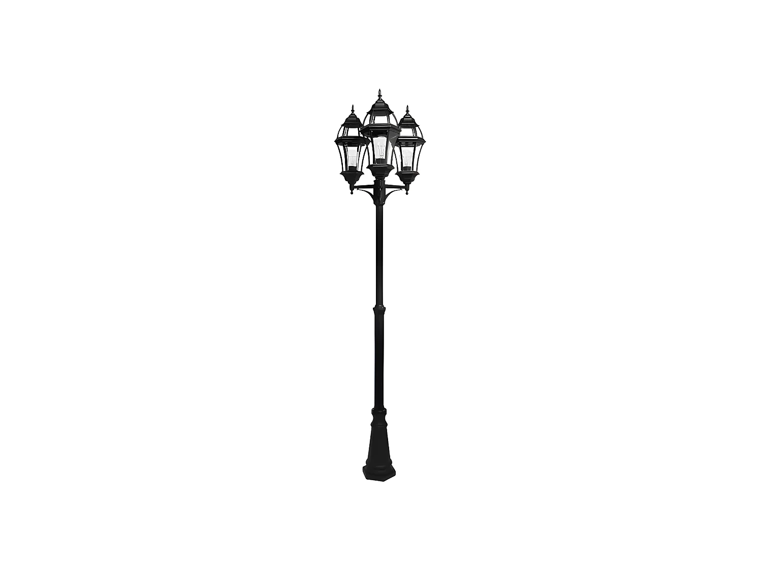 Lampada da giardino Becrux alluminio finitura Nero Ip44 FABRILAMP