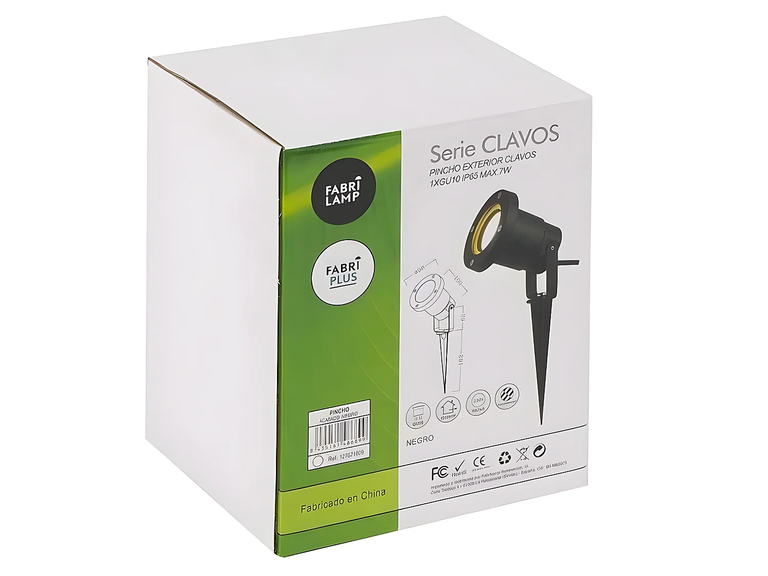 Brosse de jardin noir Clavos Ip65 FABRILAMP