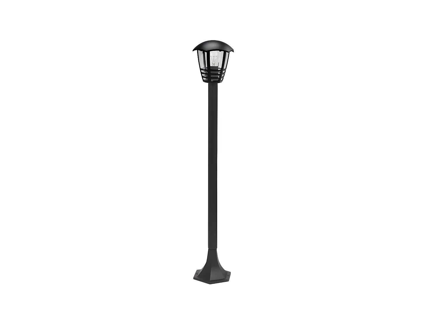 ALNILAN lampione stradale per giardino, colore nero IP 44 FABRILAMP