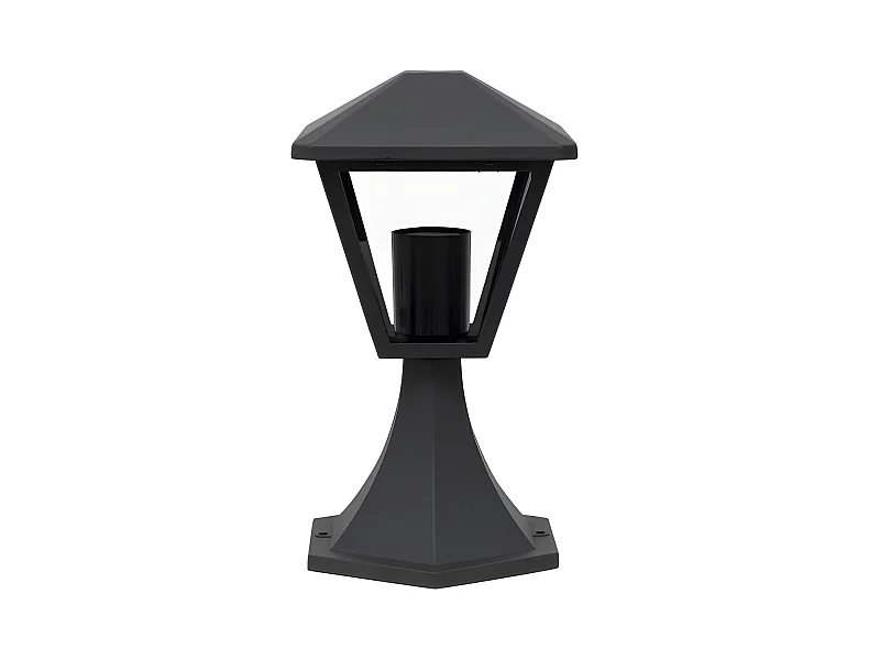 Sobremuro Pequeña Modelo Dornela  De 1 Luz  En Gris Ip44