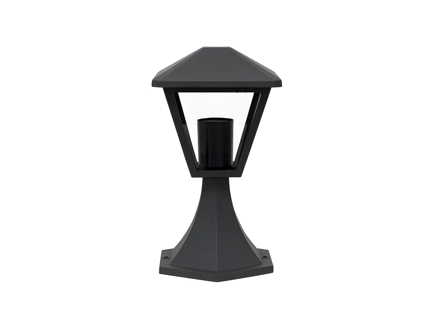 Sobremuro Pequeña Modelo Dornela  De 1 Luz  En Gris Ip44