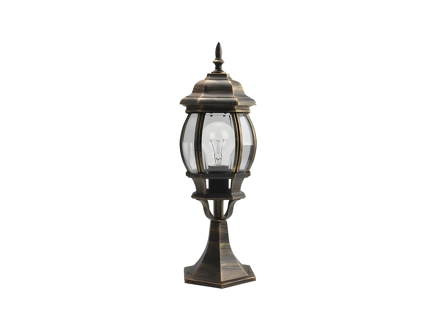 Enveloppe extérieure Caelum doré en aluminium Ip44 FABRILAMP