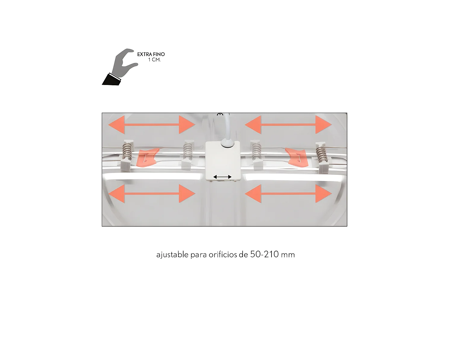 Downlight encastré LED modèle Providencia Cromo FABRILAMP