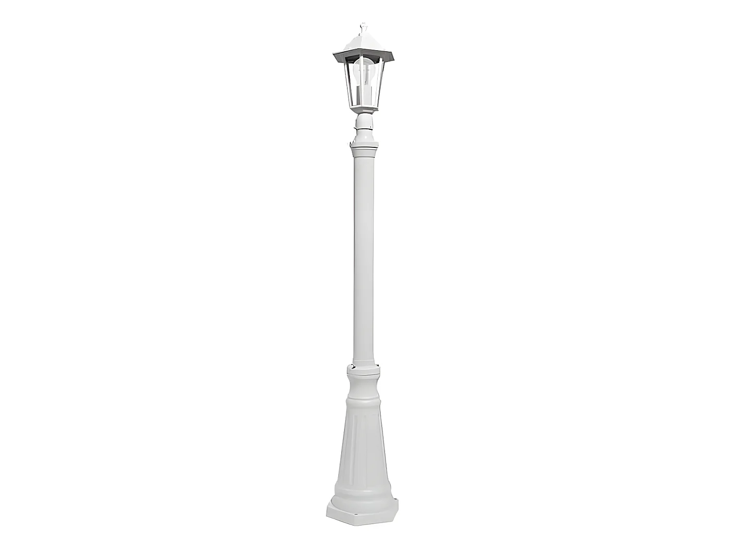Lampe extérieure en aluminium AURIGA 1 finition blanche FABRILAMP