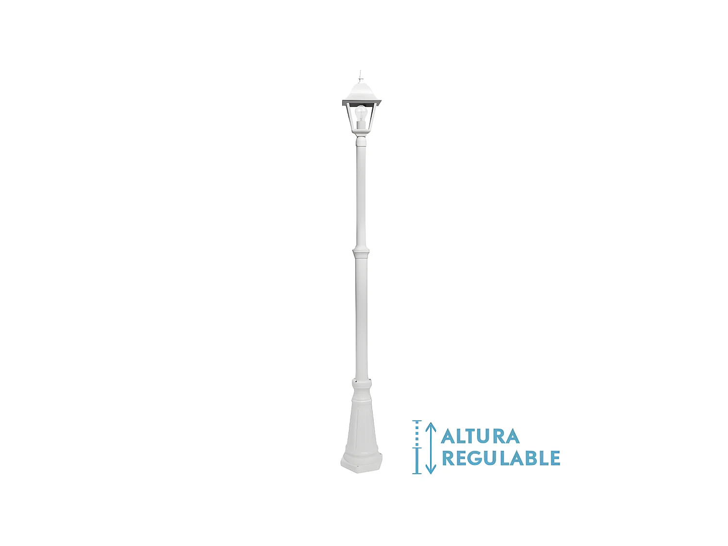 Farola De Exterior En Aluminio Spica En Blanco  Ip44