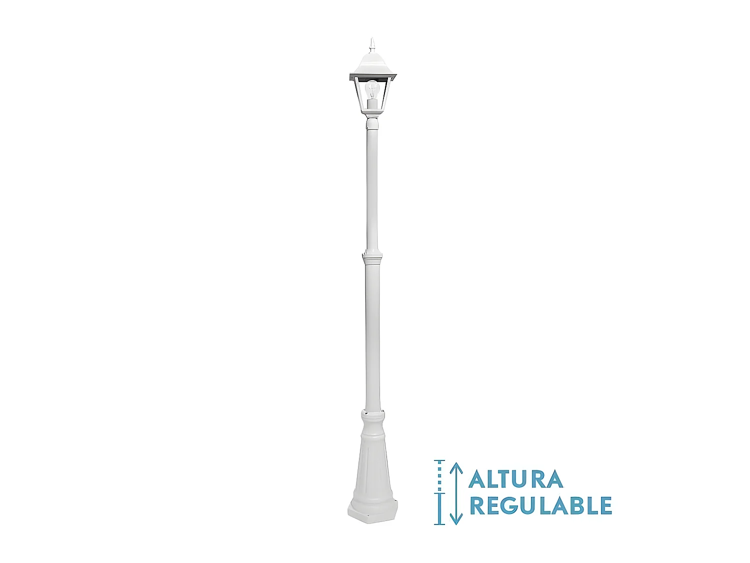 Farola De Exterior En Aluminio Spica En Blanco  Ip44