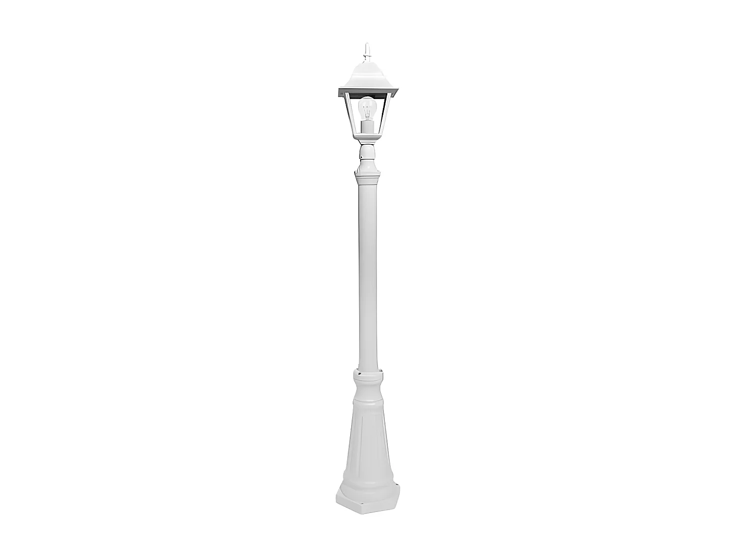 Farola De Exterior En Aluminio Spica En Blanco  Ip44