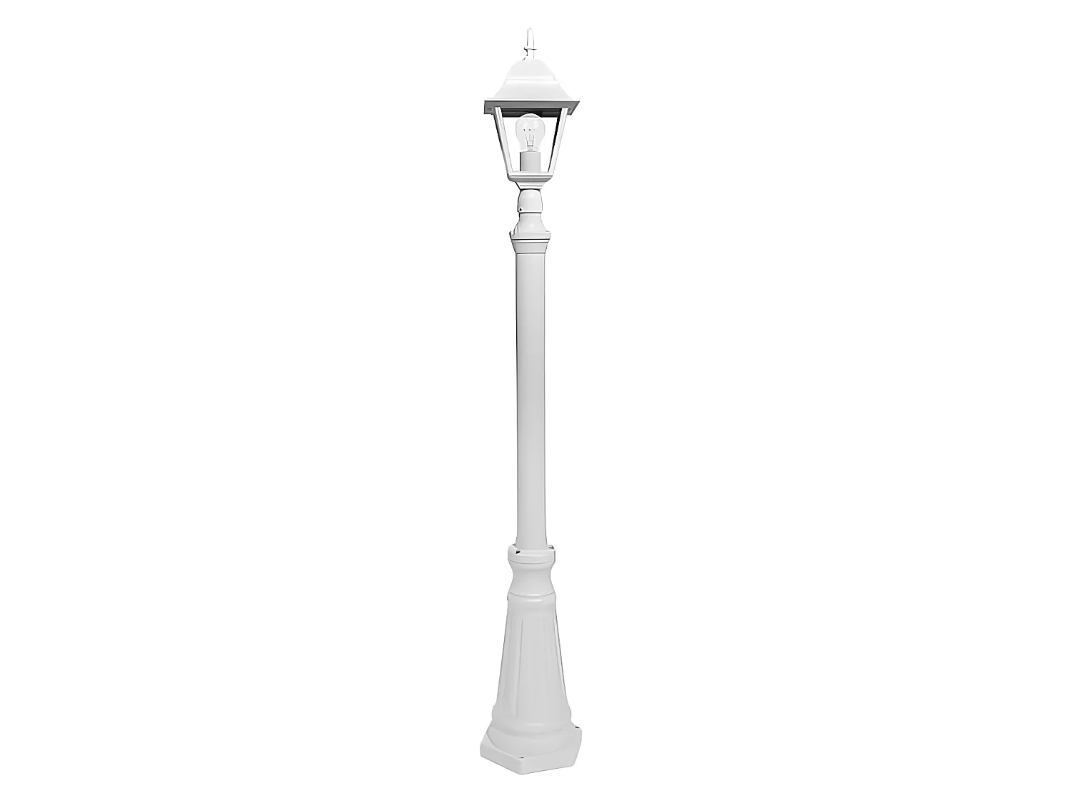 Lampe extérieure en aluminium SPICA en blanc Ip44 FABRILAMP