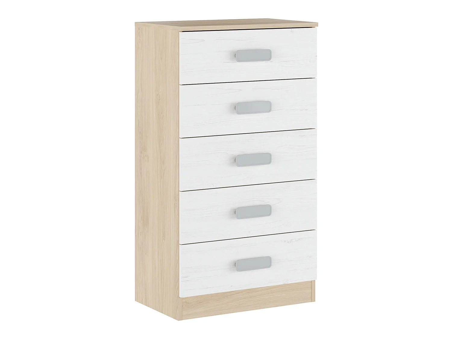 Chiffonnier , meuble de rangement coloris puccini, andersen- Longueur 60 x Profondeur 37,80 x Hauteur 108 cm