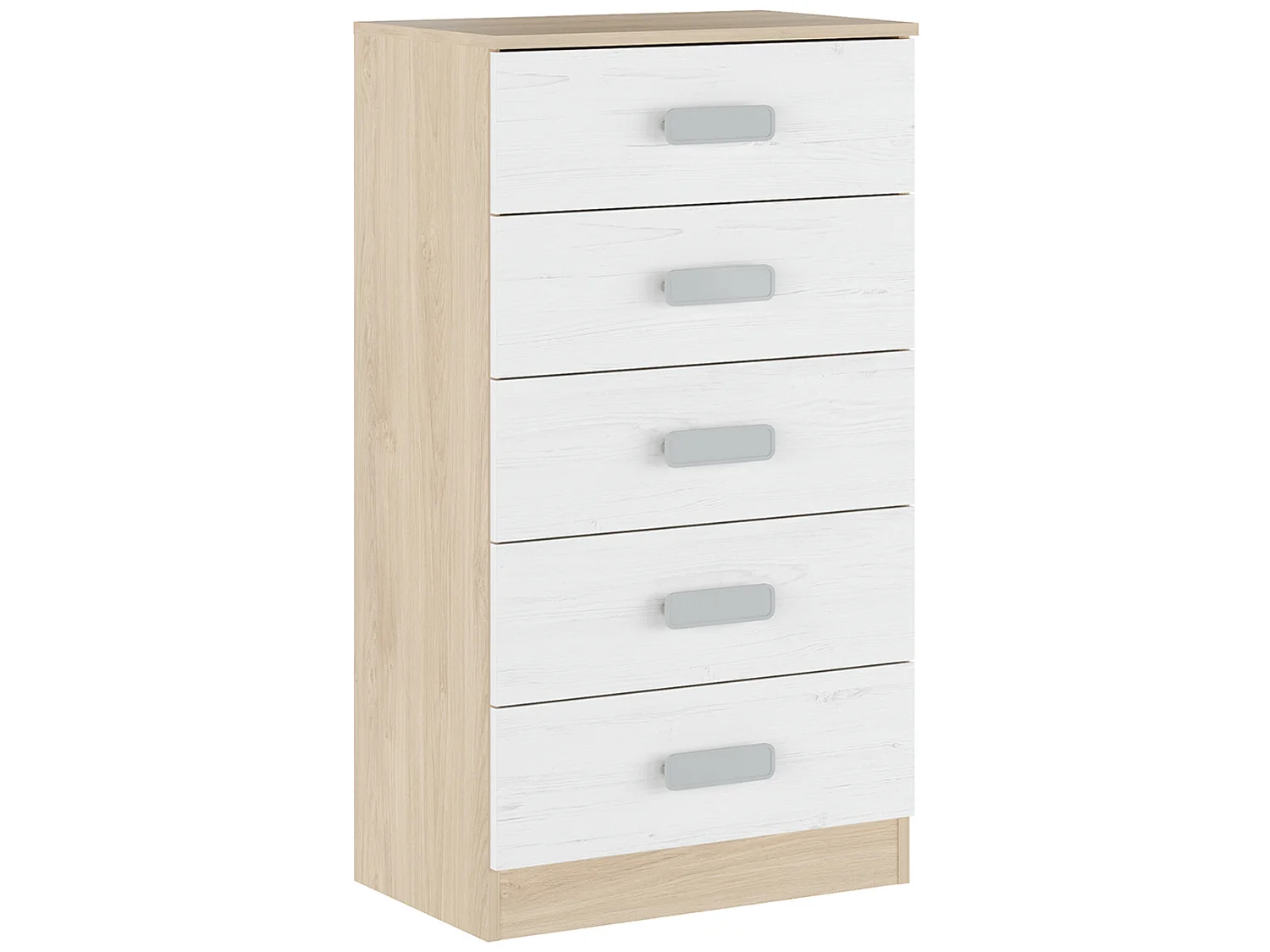 Chiffonnier , meuble de rangement coloris puccini, andersen- Longueur 60 x Profondeur 37,80 x Hauteur 108 cm