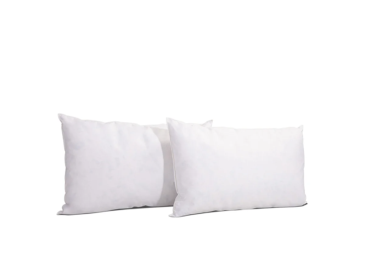 Oreiller Chambord 45x70 cm - Duvet et plumes - Confort douillet - 18 cm d'épaisseur