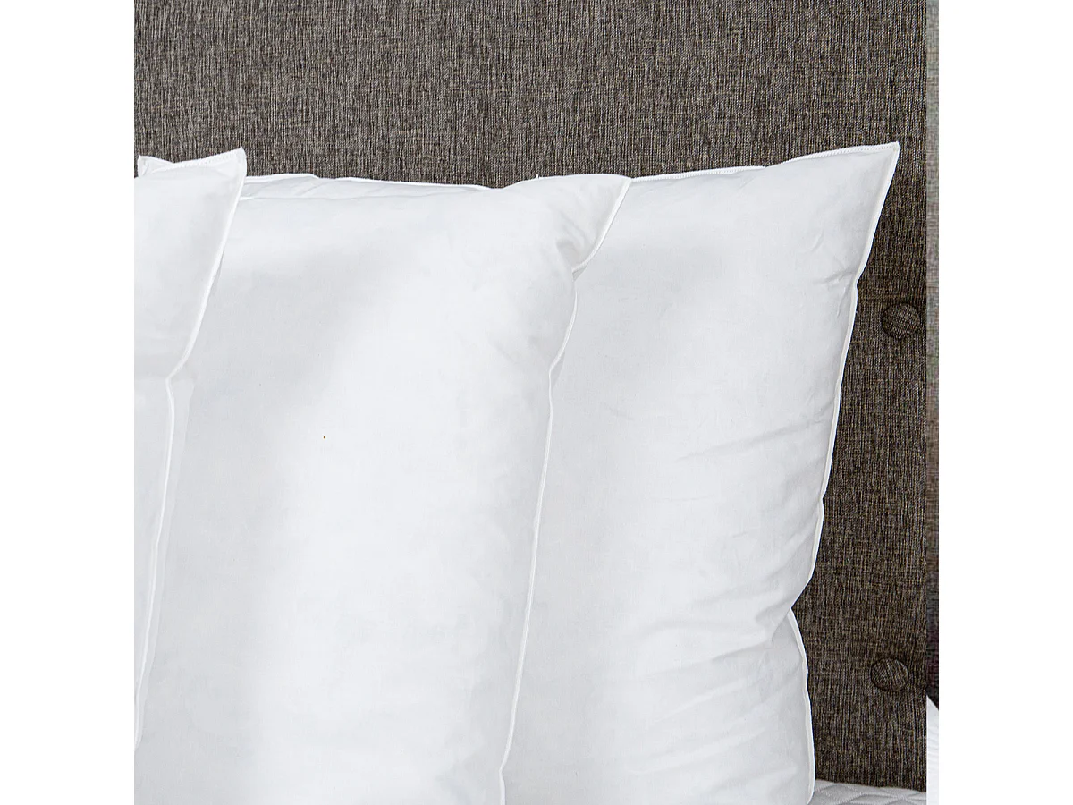 Oreiller Chambord 45x70 cm - Duvet et plumes - Confort douillet - 18 cm d'épaisseur