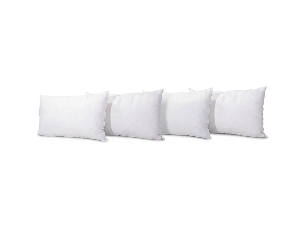 BELLECOUR LITERIE | Lot de 4 oreillers 45x70 cm CHAMBORD | Duvet & Plumes