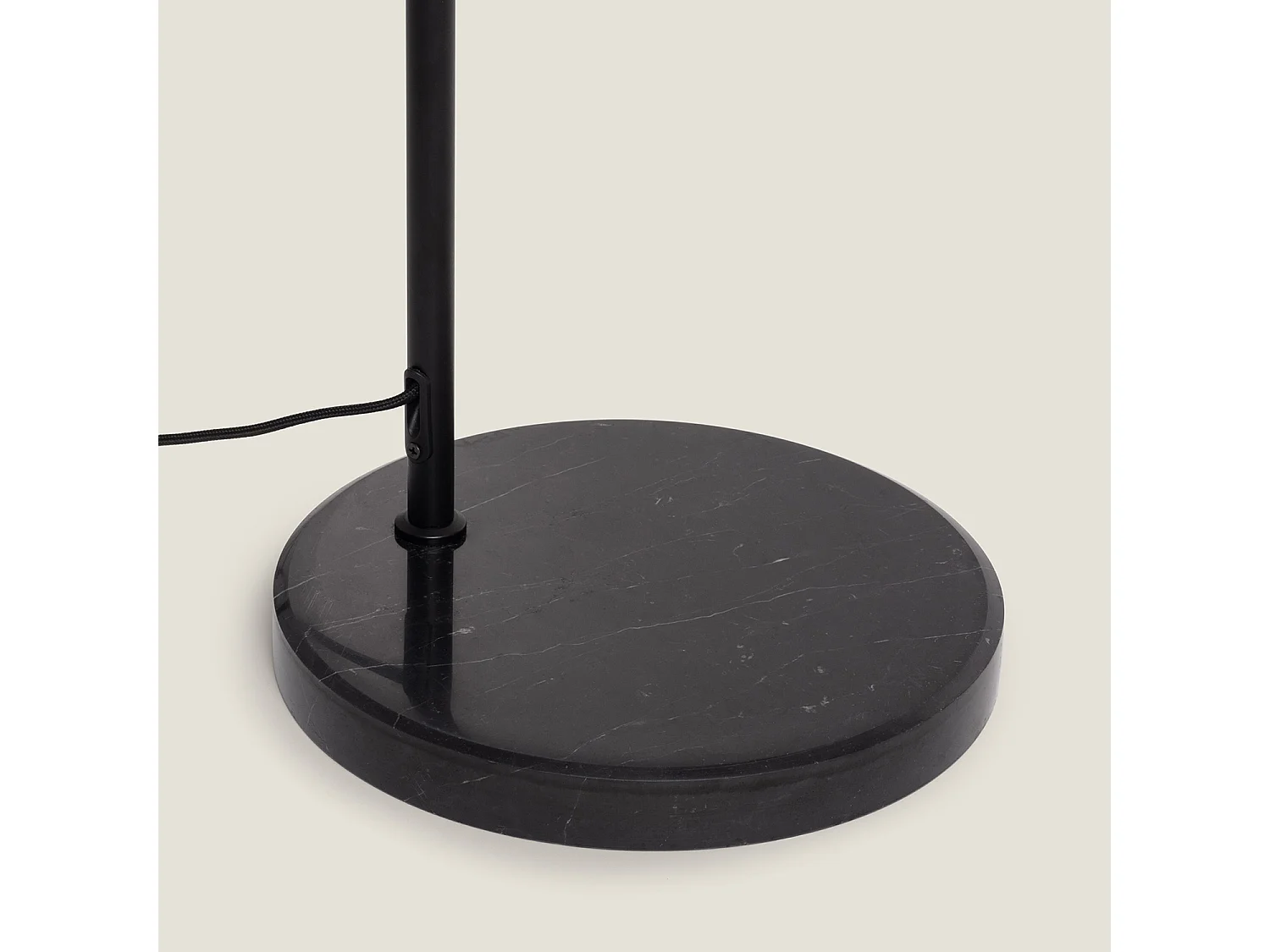 Lampadaire Métal et Papier Tressé Beyawo Naturel