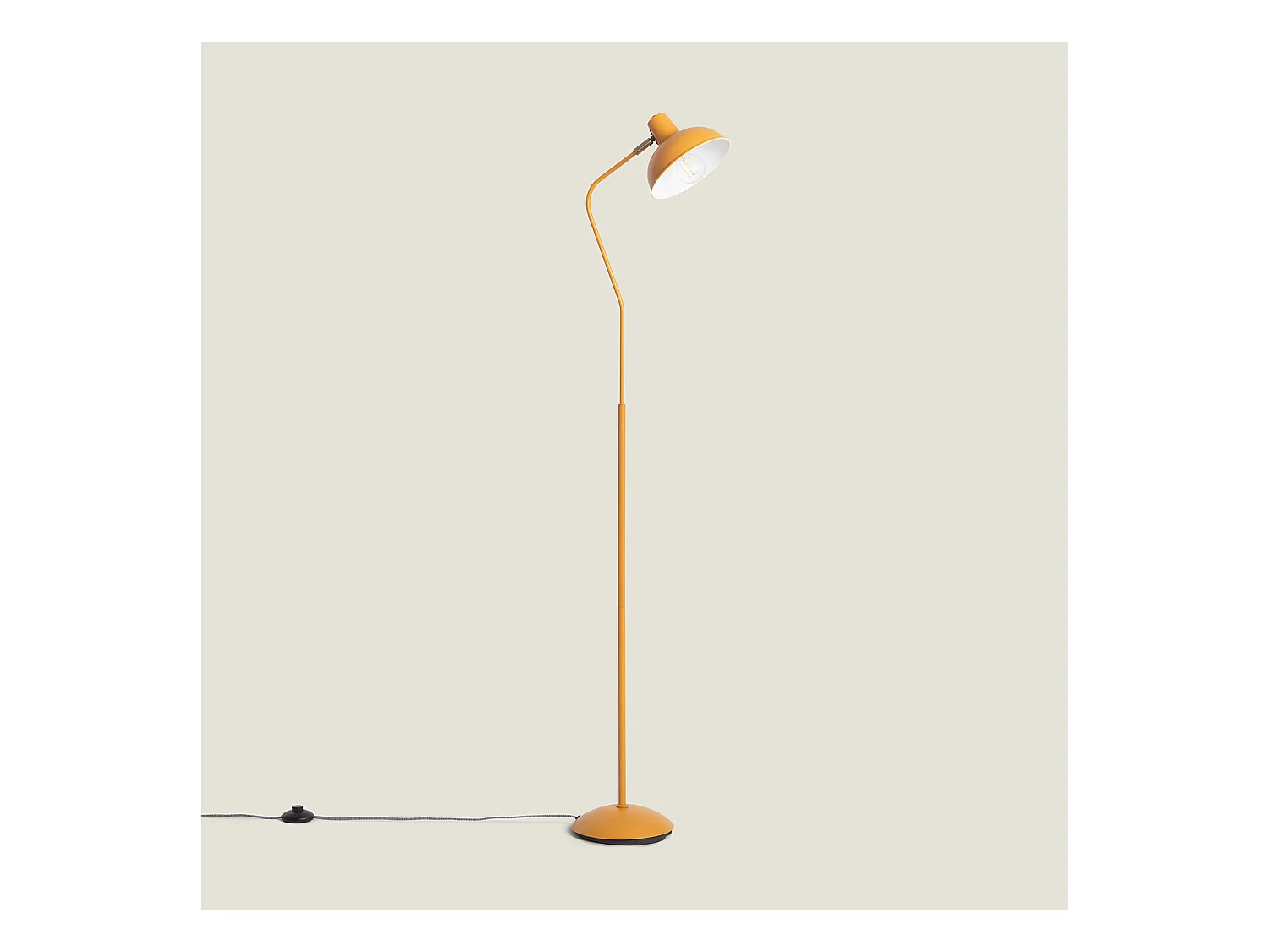 Lampadaire Métal Sahani  Moutarde