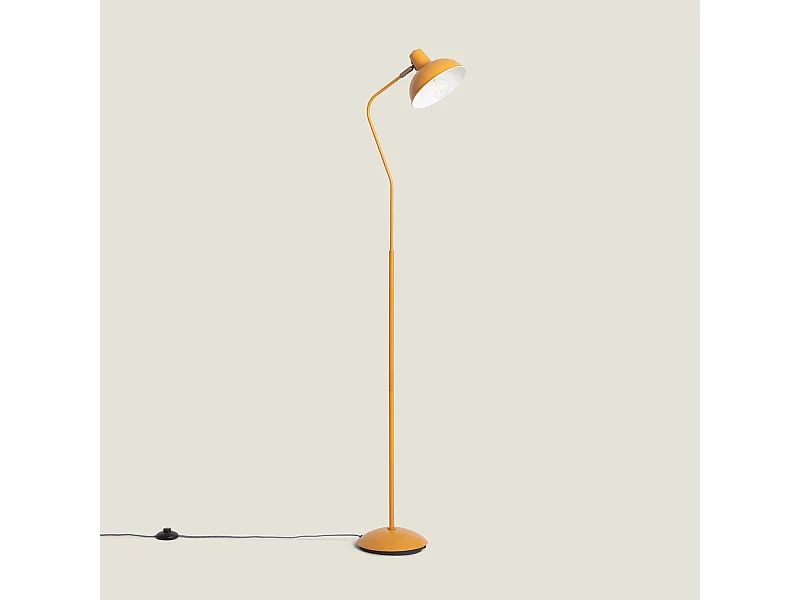 Lampadaire Métal Sahani  Moutarde