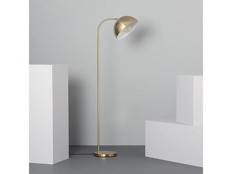 Lámpara de Pie Bowlen Dorado