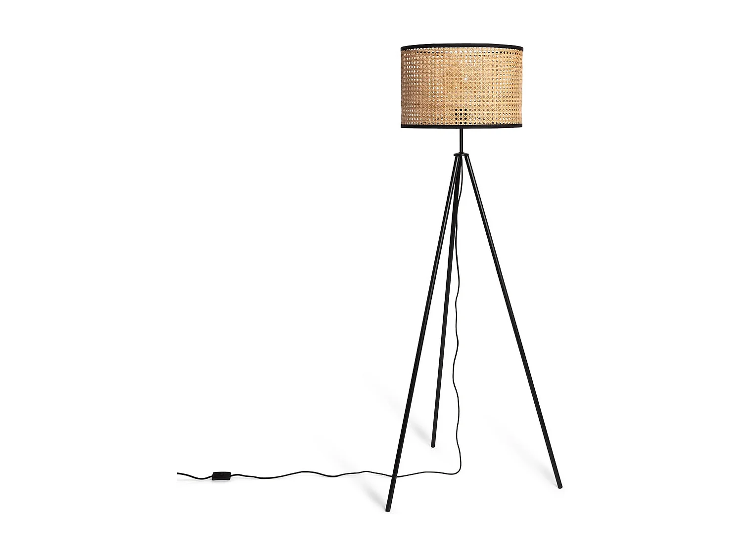 Lampada da Terra Rattan Huela Naturale