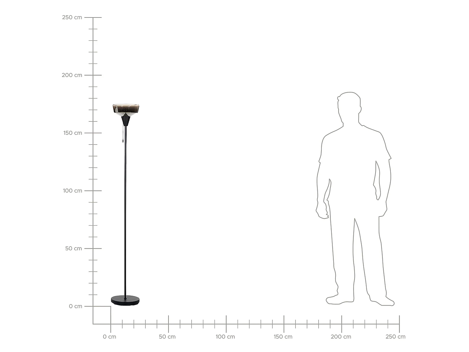 Staande lamp TALPARO Metaal Zilver