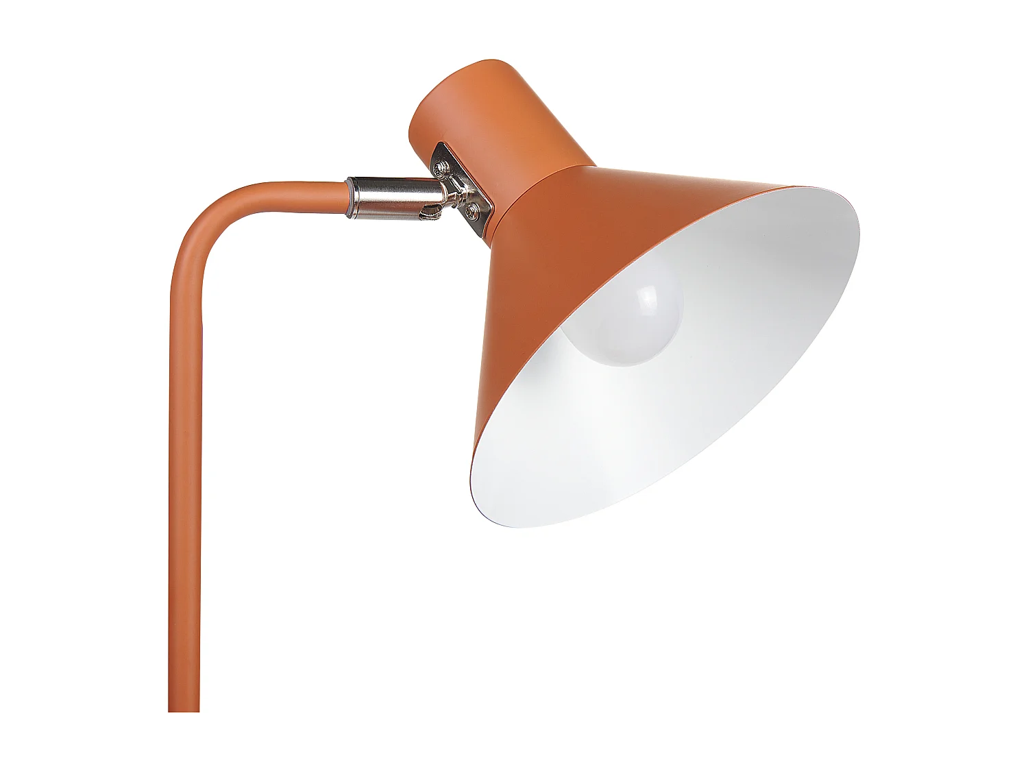 Lampada da pavimento RIMAVA Regolabile Metallo Arancione