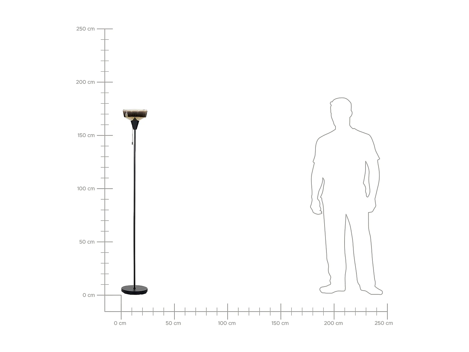 Lampa podłogowa TALPARO Metal Złoty