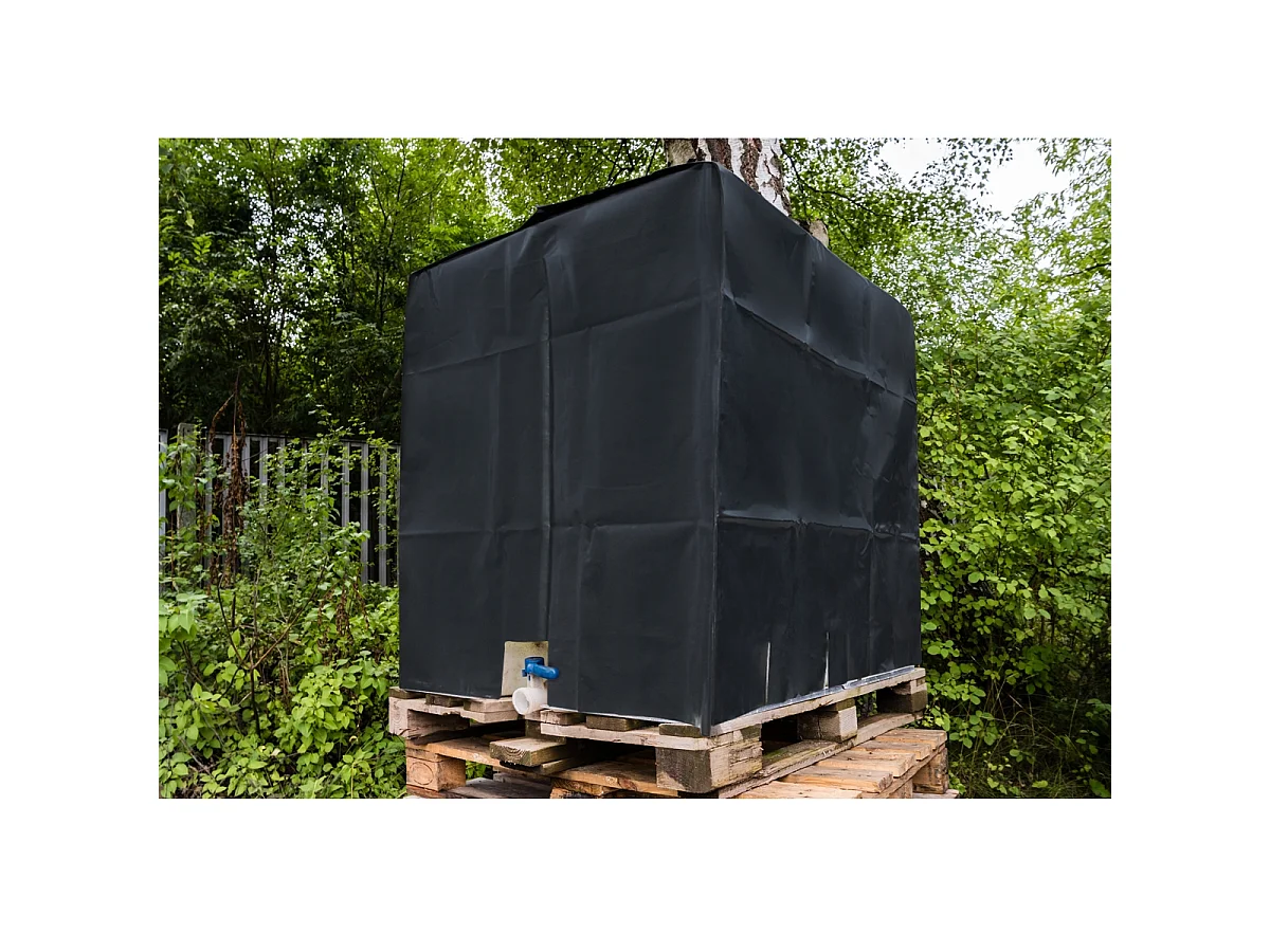 Protección contra la lluvia negro IBC ECD Germany