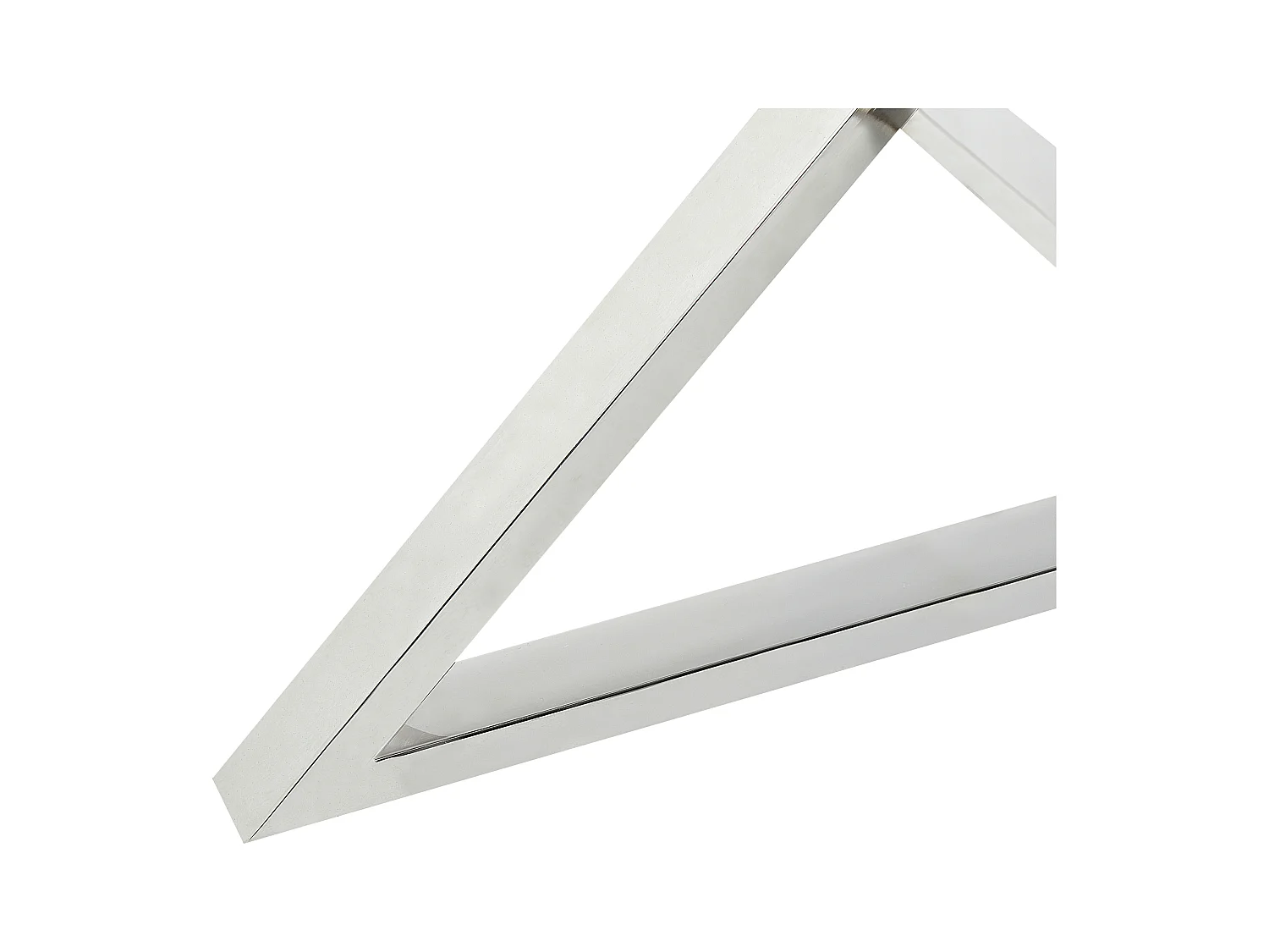 Table de repas BOSCO Argenté 105 cm 105 cm Verre de sécurité