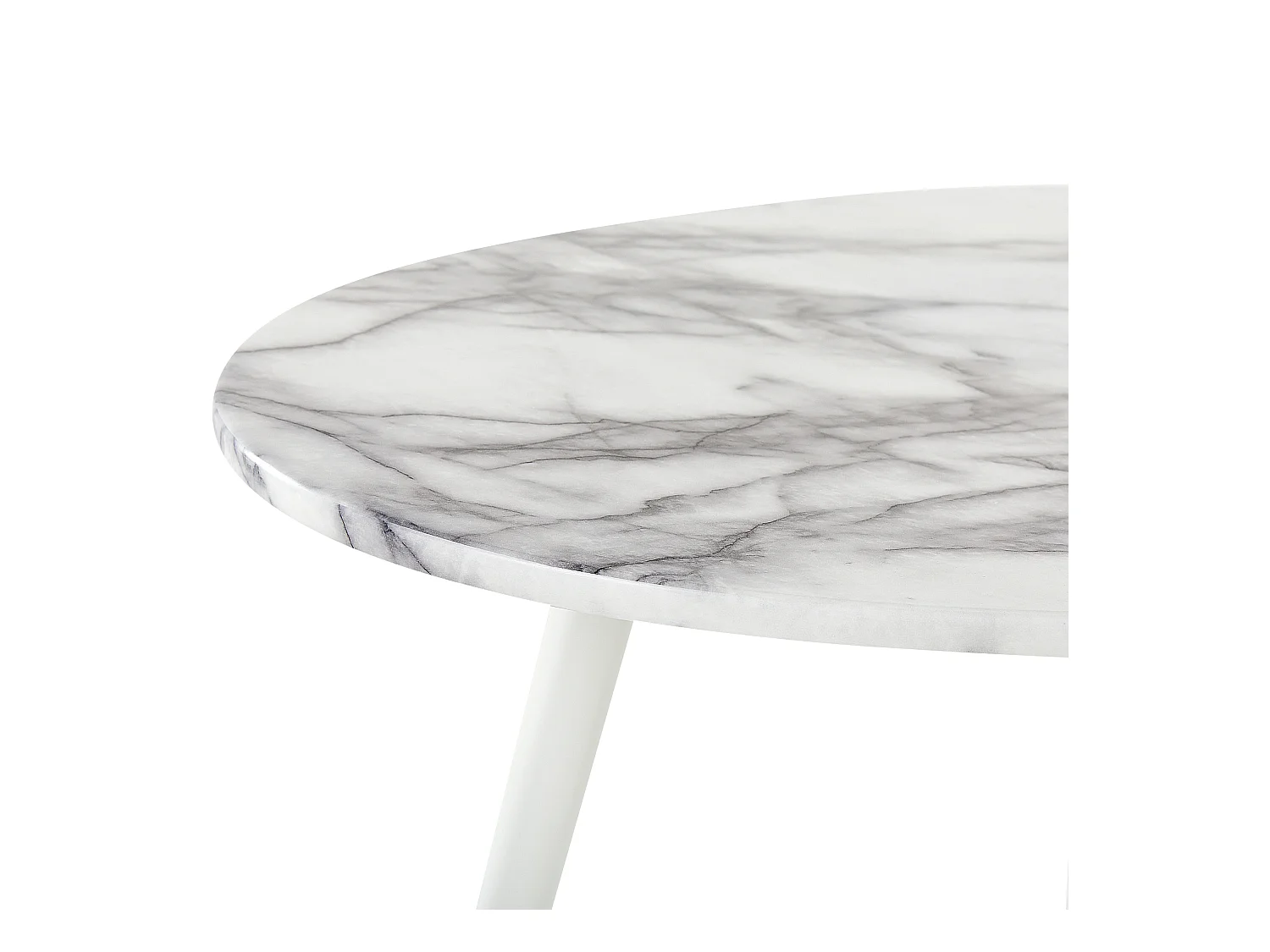 Tavolo da pranzo GUTIERE Marmo bianco 120 cm 70 cm