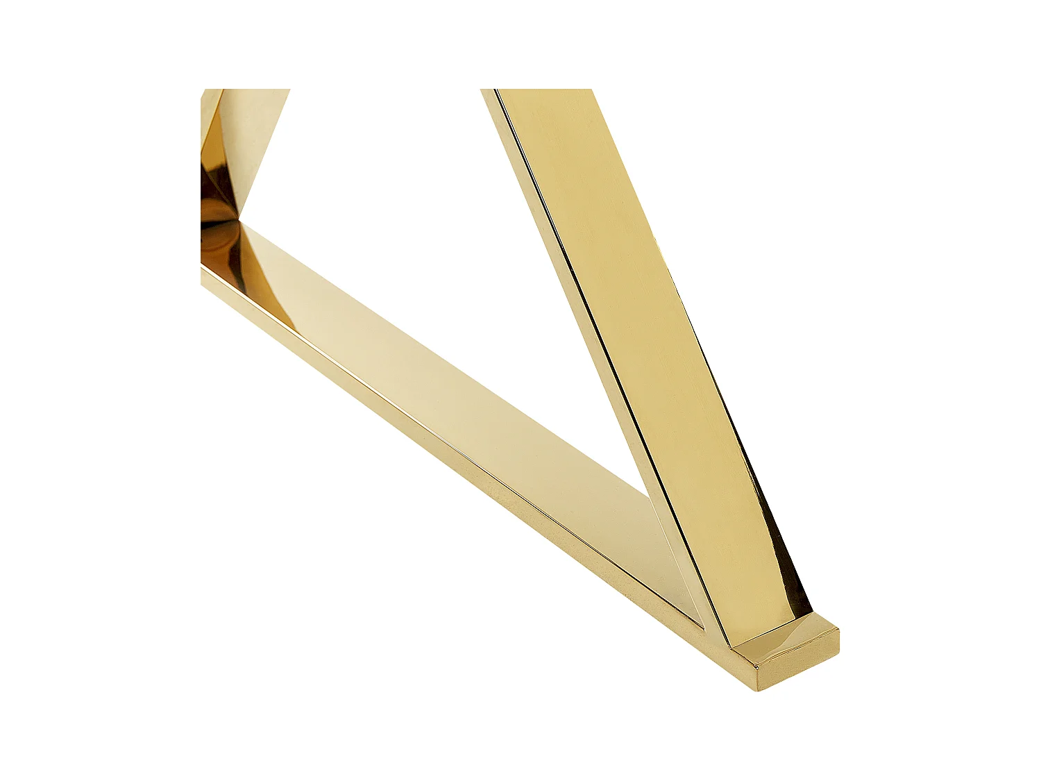 Table de repas ATTICA Marbre/doré 120 cm 70 cm Verre de sécurité