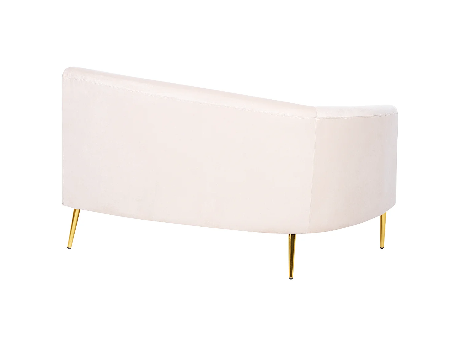 Divano semicircolare MOSS Velluto Beige chiaro 4 posti