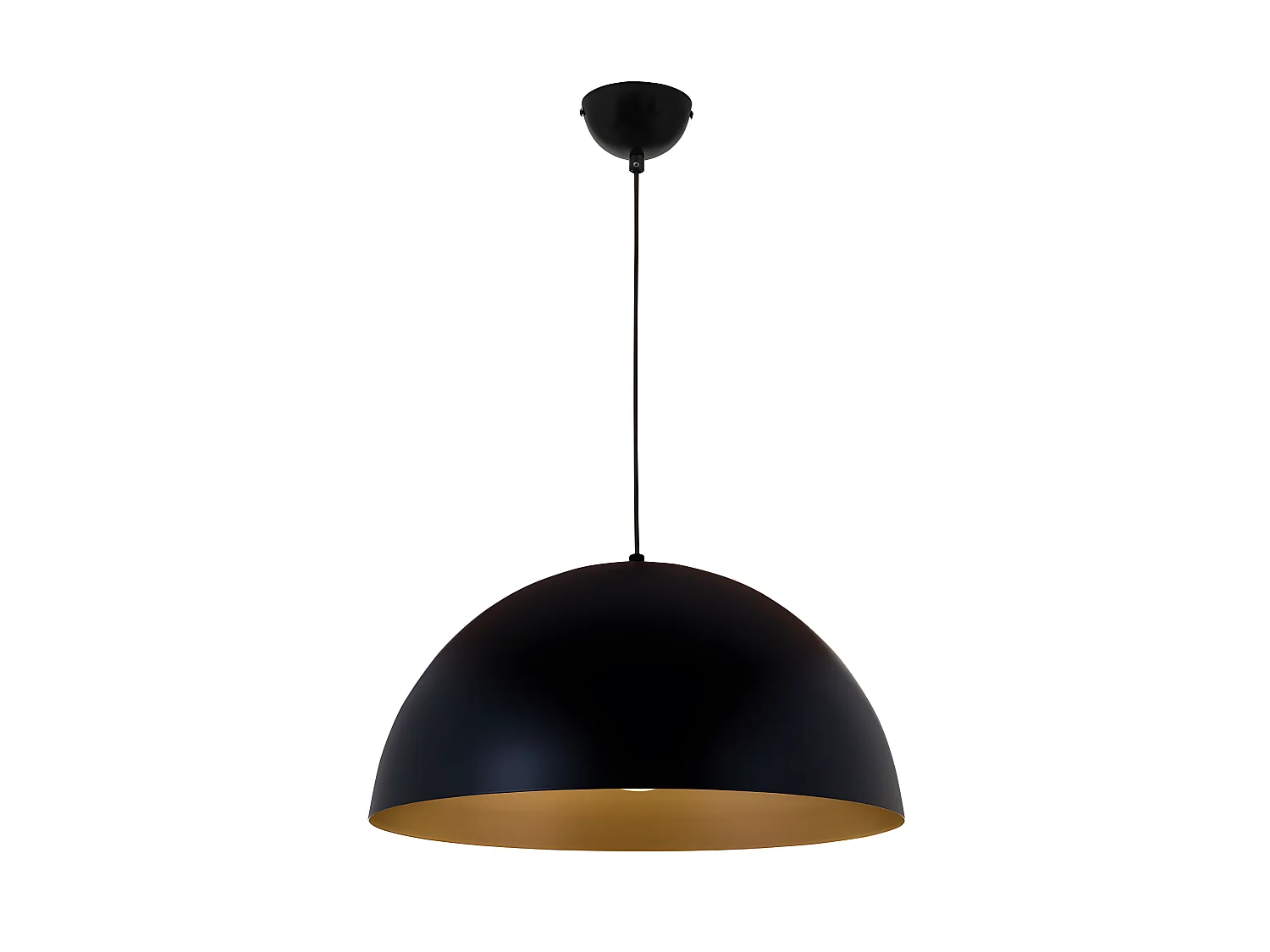 Lampara Colgante Negro De La Serie Gaspar De