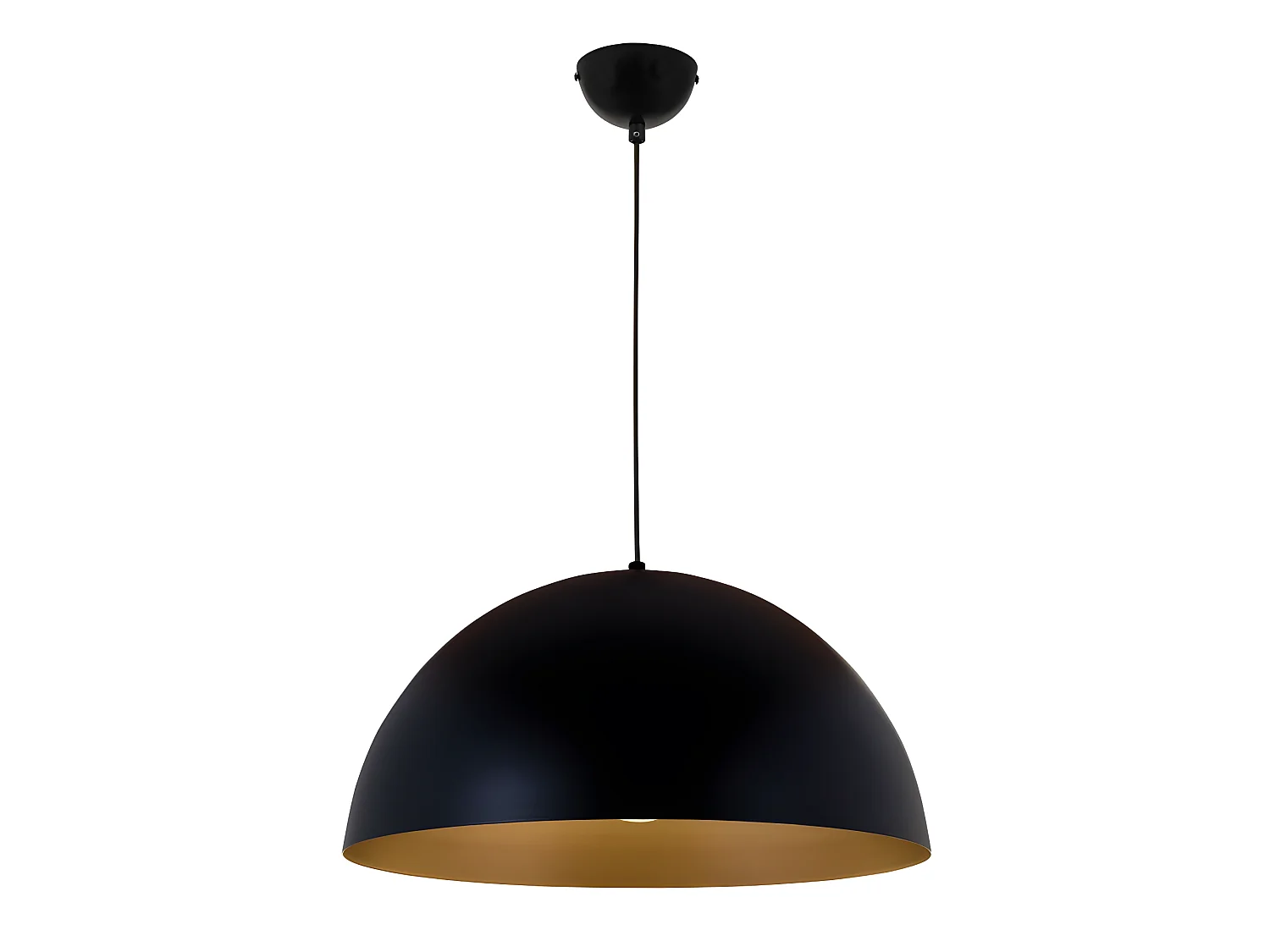 Lampara Colgante Negro De La Serie Gaspar De