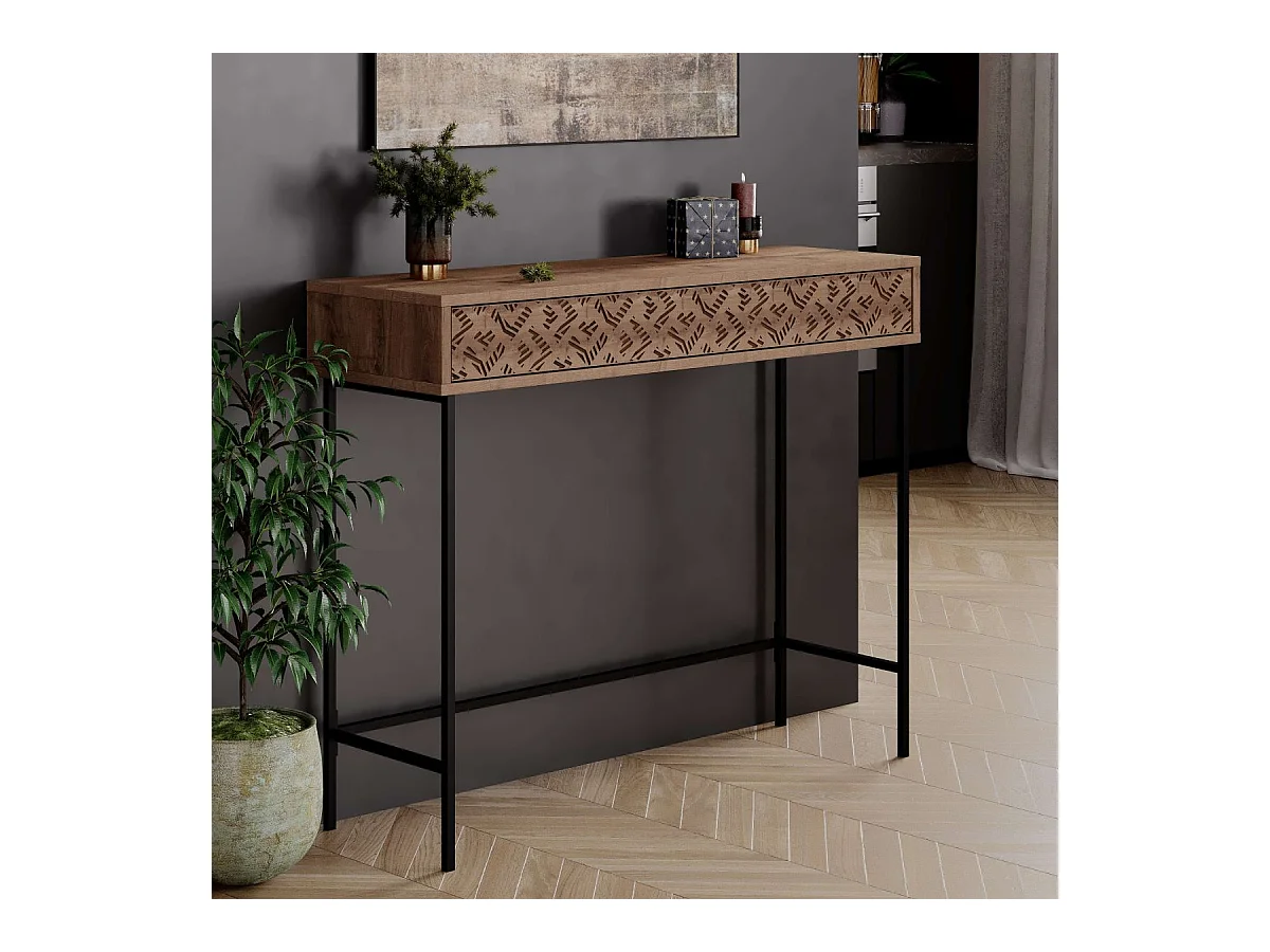 Consola Heaton 110 cm Roble