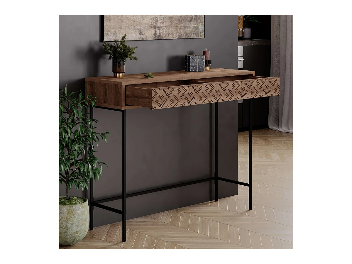 Consola Heaton 110 cm Roble