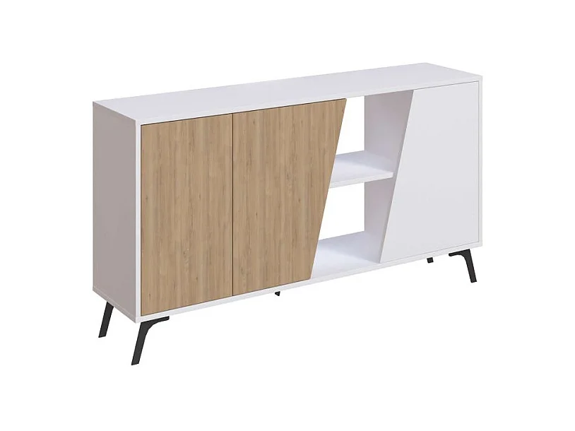 Console Fiona 150cm Chêne Blanc - Venprodin