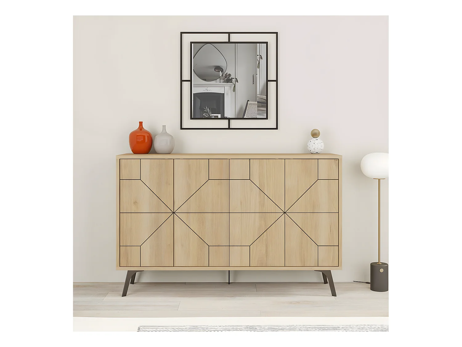 Consola Dune 123 cm Roble