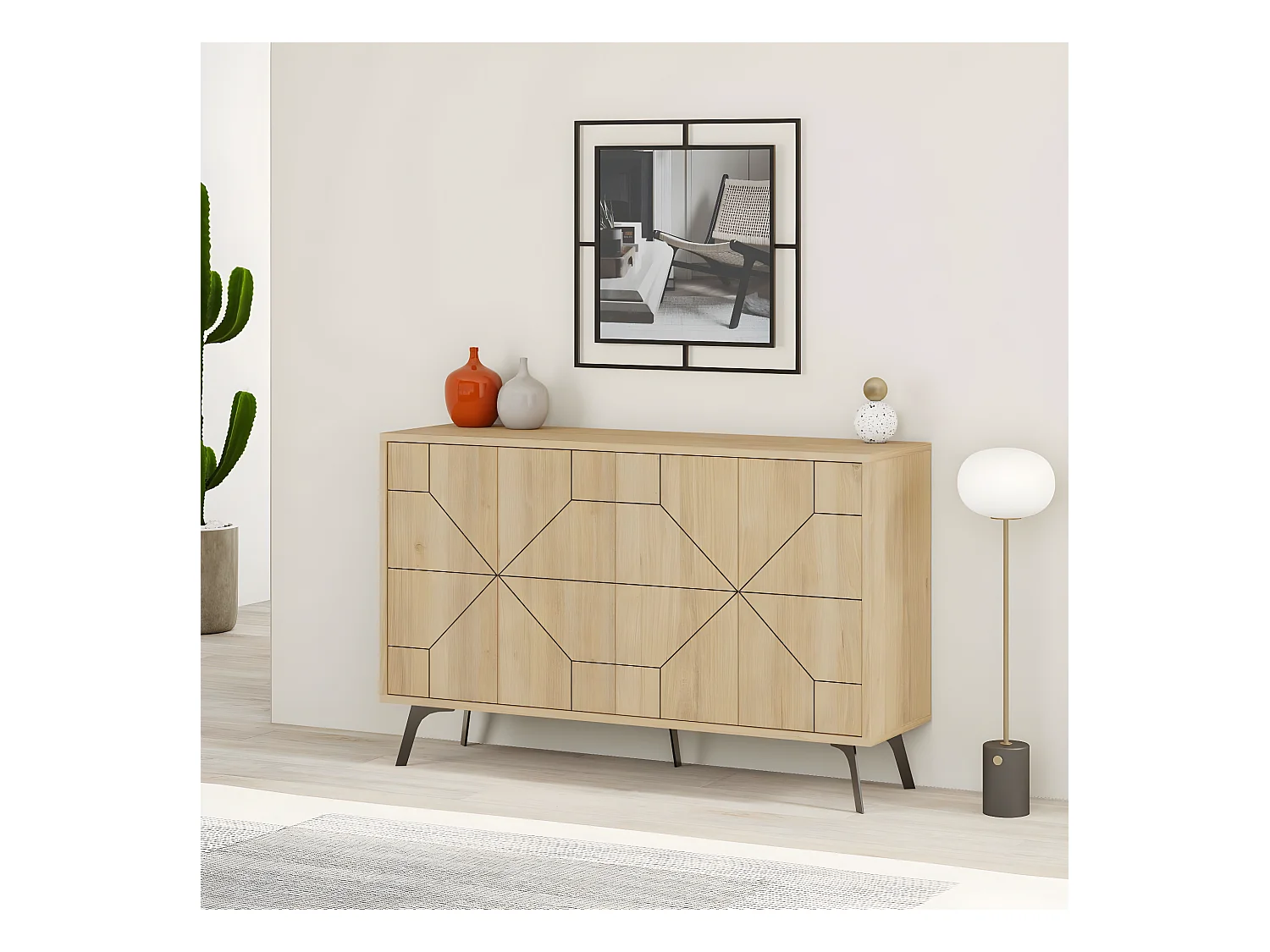 Consola Dune 123 cm Roble