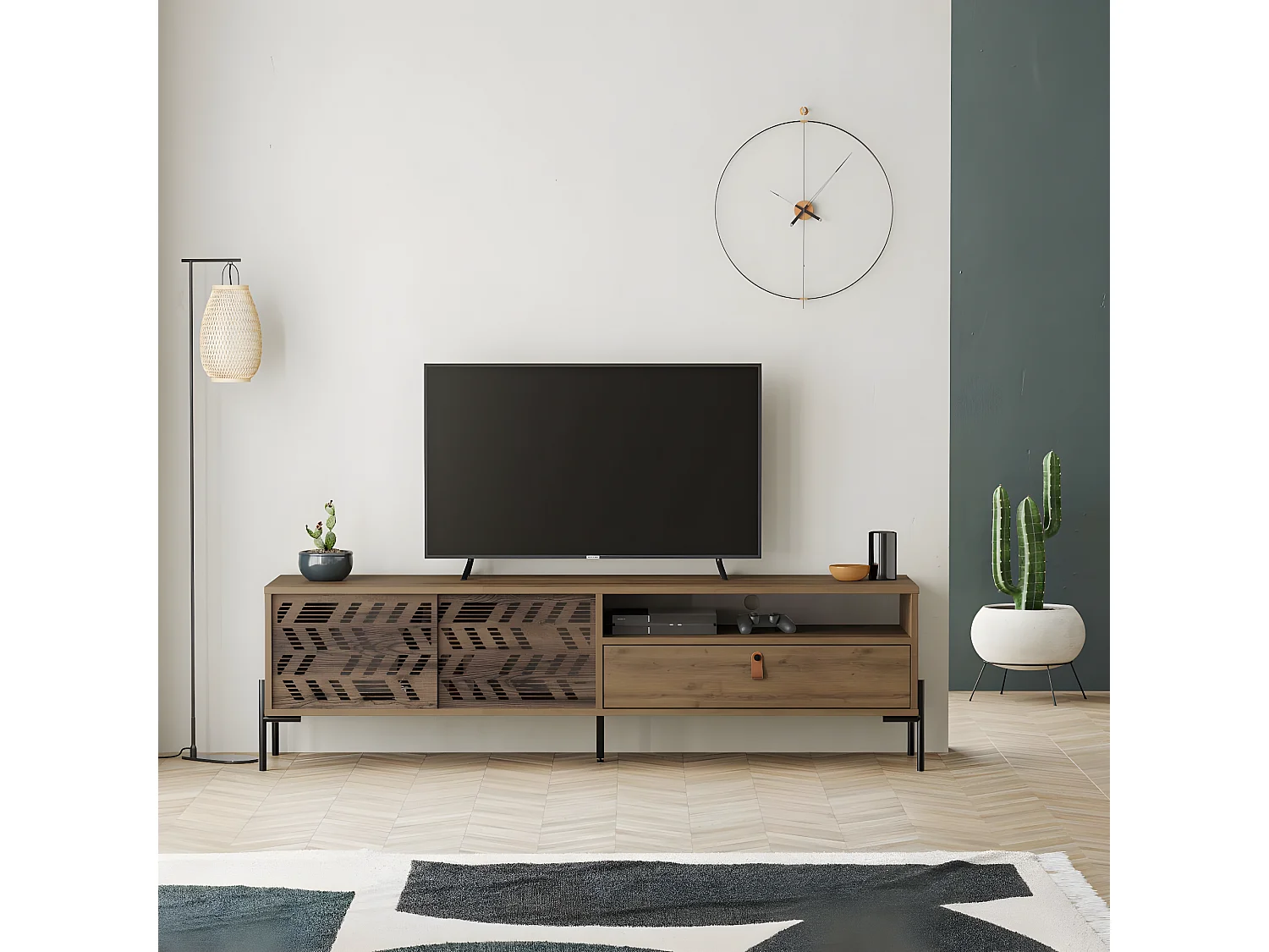 Mueble Tv Dionysos 170 cm Roble