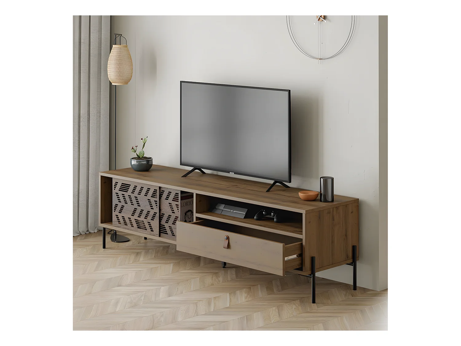 Mueble Tv Dionysos 170 cm Roble
