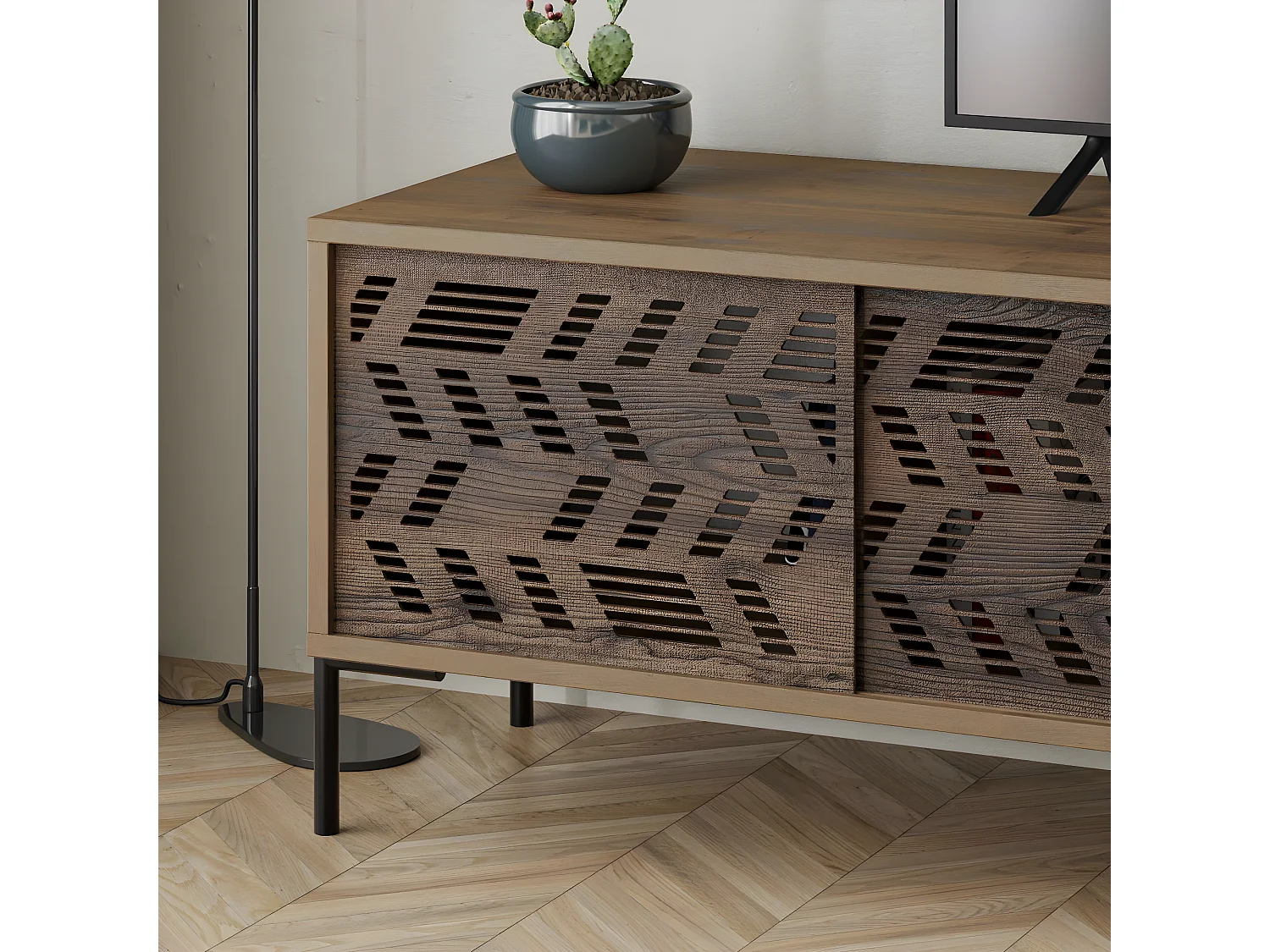 Mueble Tv Dionysos 170 cm Roble