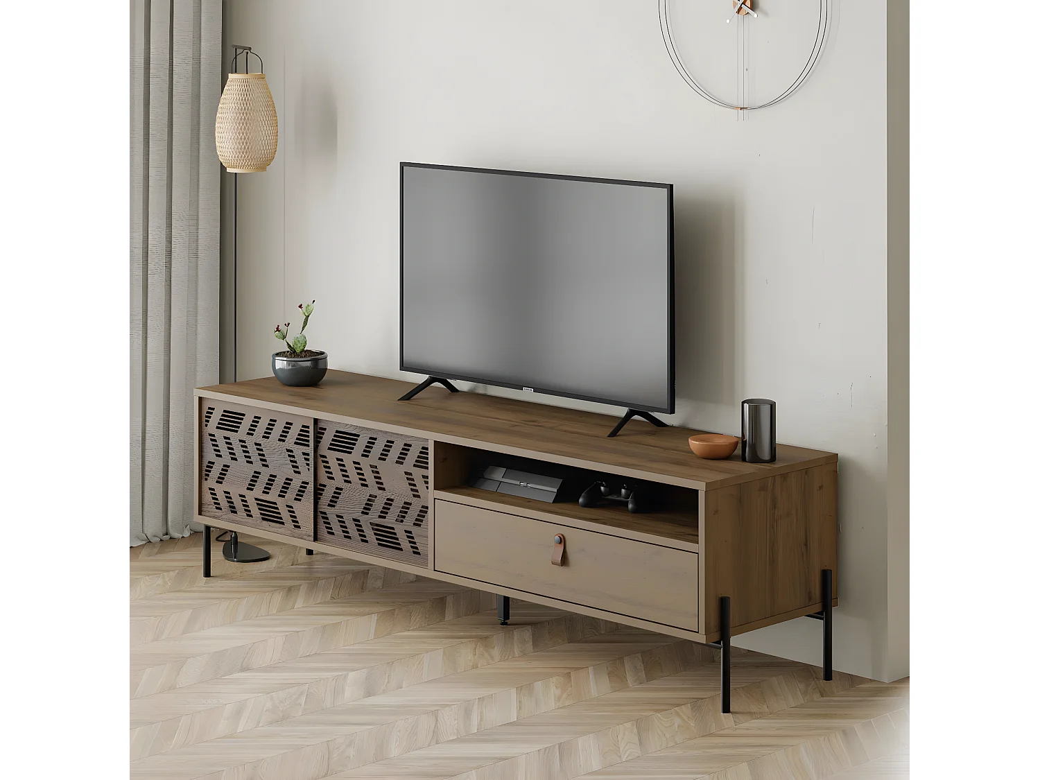 Mueble Tv Dionysos 170 cm Roble