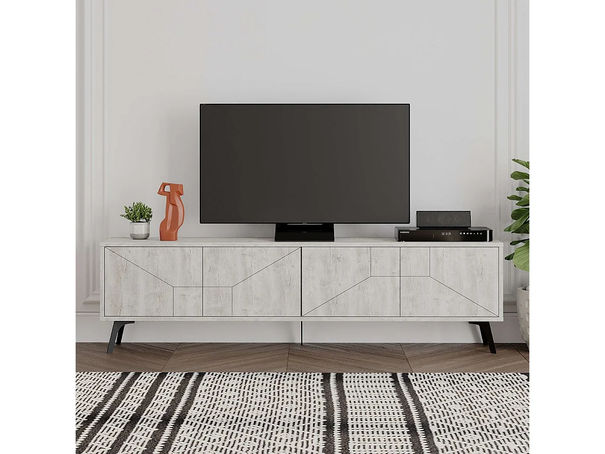 Mueble Tv Dune 180 Cm Blanco