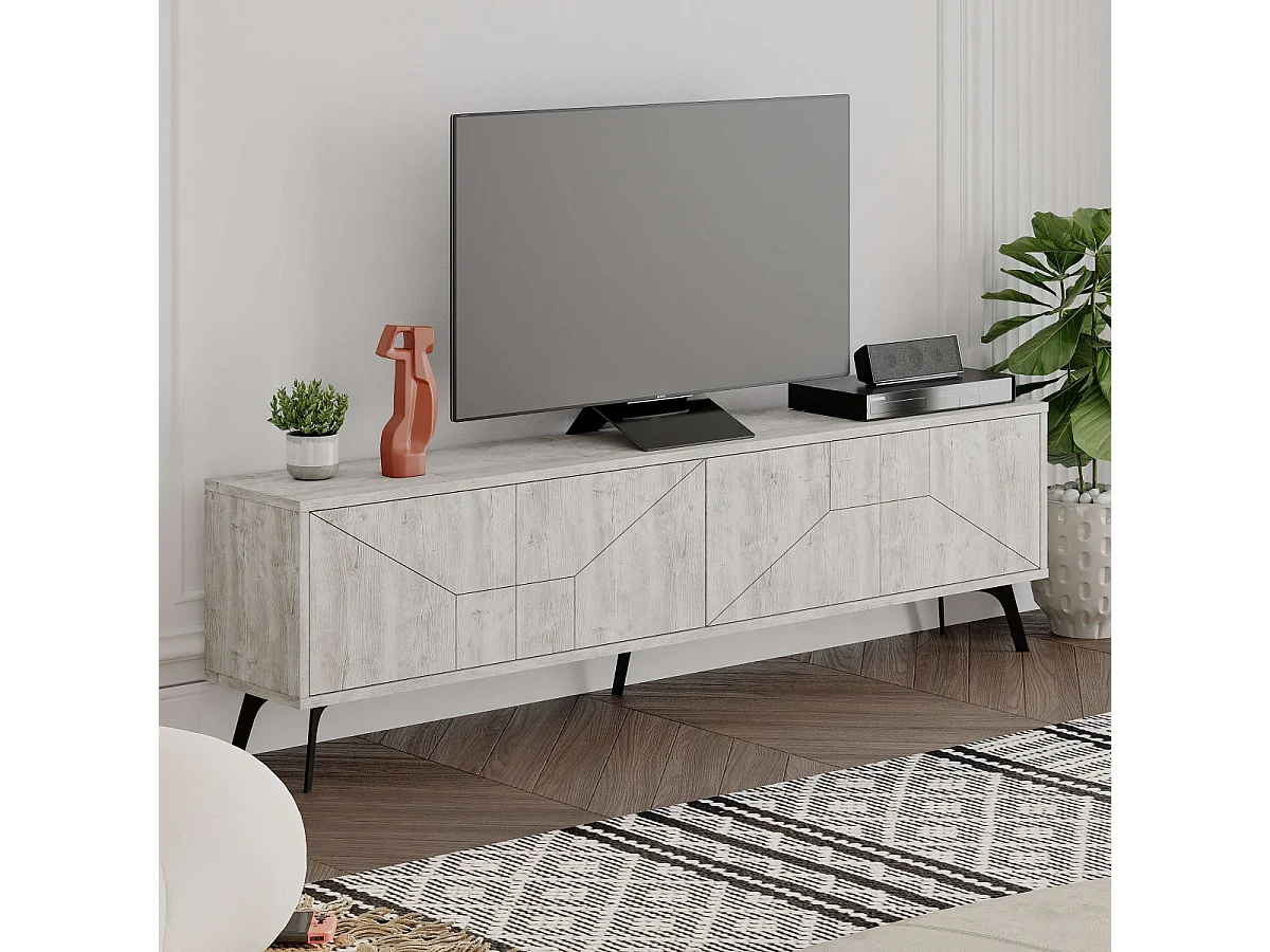 Mueble Tv Dune 180 Cm Blanco