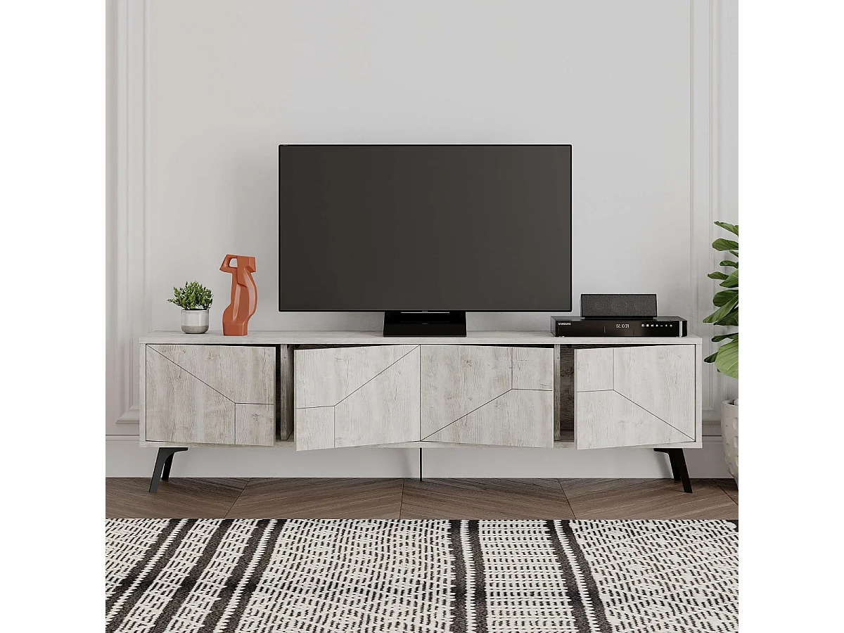 Mueble Tv Dune 180 Cm Blanco