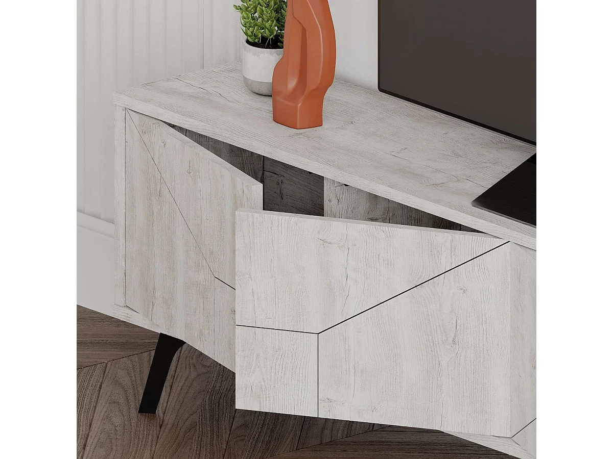 Mueble Tv Dune 180 Cm Blanco