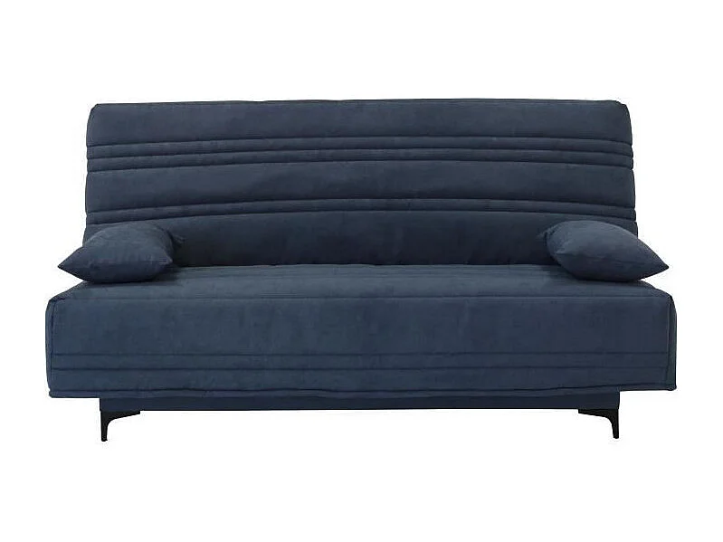 Banquette clic clac 3 places - tissu bleu - Style contemporain - L199 x P96