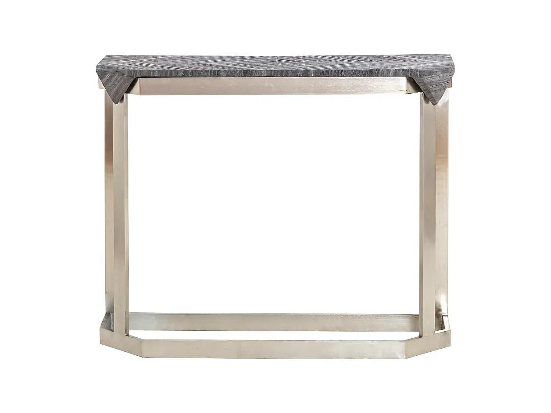 Console en métal et marbre Noé