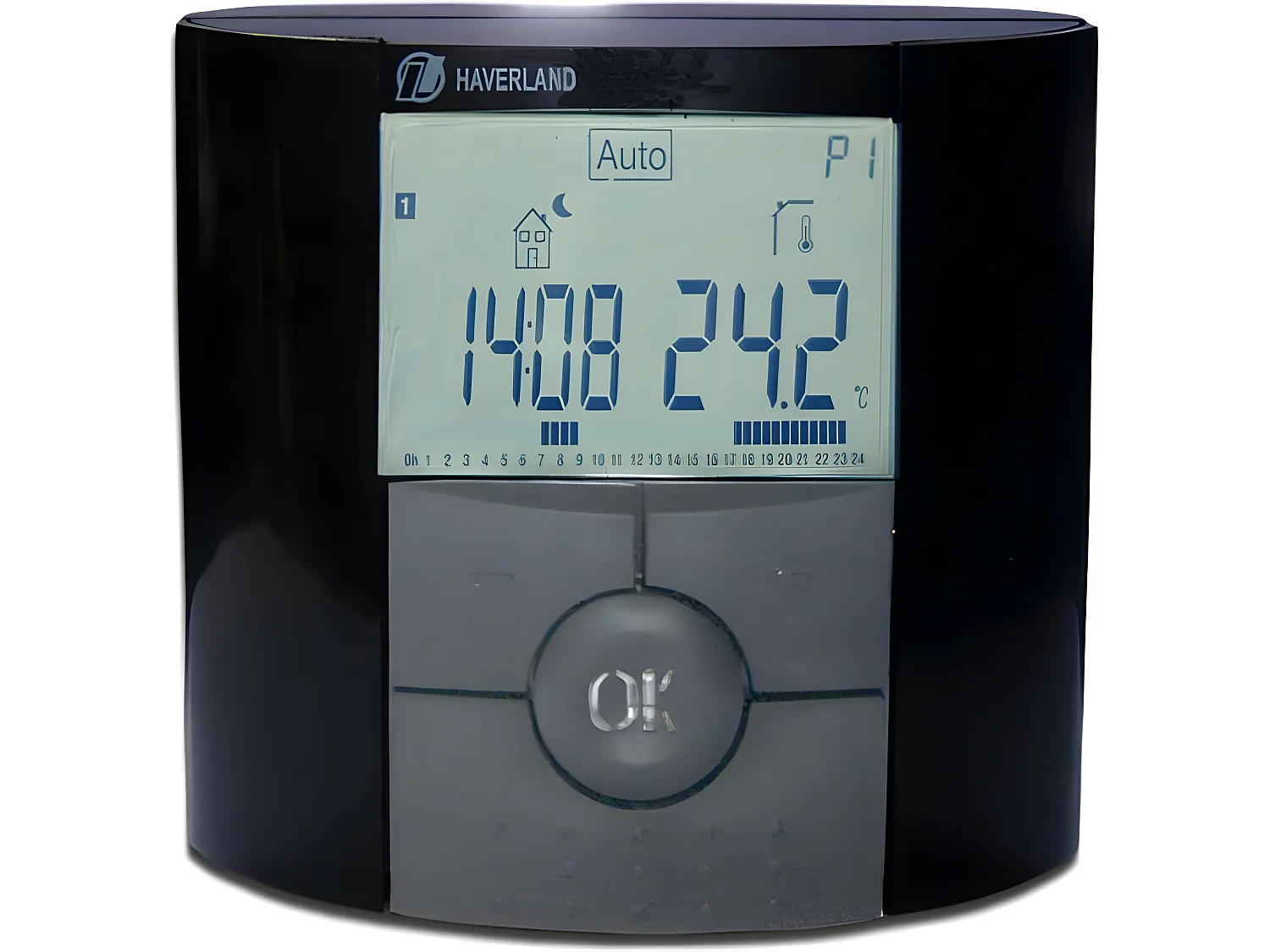 Sèche-serviettes en verre extra-plat Haverland 400 W (Noir)